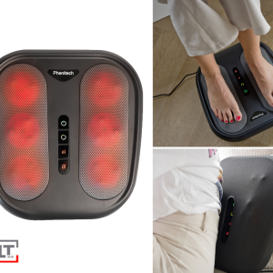 QLT 2-in-1 Shiatsu Rug- en Voetmassageapparaat
