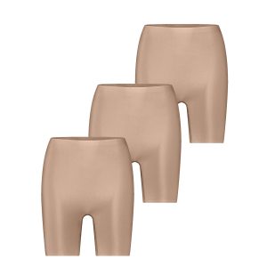 Ten Cate Secrets High Waist Long Short 3-pack Walnut-M