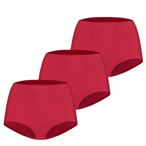 Ten Cate Secrets High Waist Slip 3-pack Rood-M