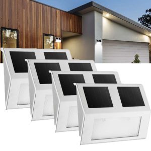 4-Pack Solar LED Buitenlampen