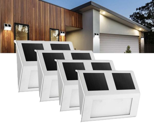 4-Pack Solar LED Buitenlampen