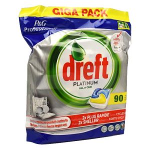 Dreft Original All in One Lemon Vaatwastabletten - 90 stuks