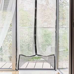 Hi Deurhor met magneet - Anti insecten horgordijn - Zwart