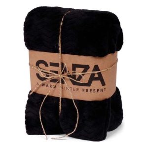 SENZA Teddy Plaid Antraciet 25015