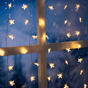 Sterren LED-Gordijn - 40 sterren - 2 meter