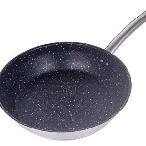 Michelino Ilias Koekenpan 28cm - RVS Pan - Geschikt voor alle warmtebronnen - Zilver