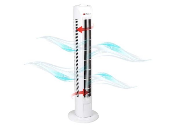 Alpina Torenventilator - 45 Watt - 78 cm - Oscillerend - Wit