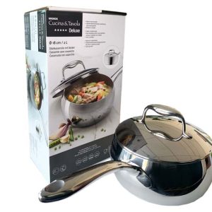 Migros Cucina & Tavola deluxe kookpan - 18cm - 2L - met deksel