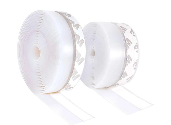 Fedec Siliconen tochtstrip deuren/ramen 35 mm dik / 5 meter lang - Wit