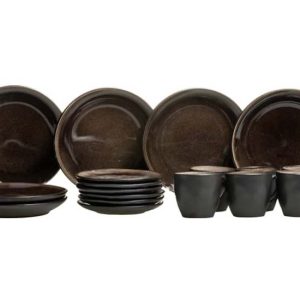 Studio Tavola Koffieset Dark Brown 18-Delig