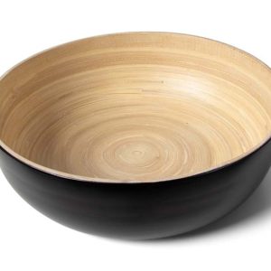 SENZA Bamboe Saladeschaal Zwart 25050