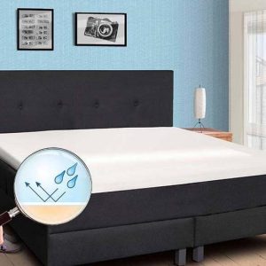 Zydante Swisstech Hotel Home topper & Hoeslaken in 1 - 90 x 200/220 x 12 cm - Wit