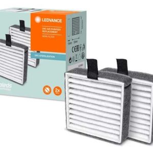 Ledvance UVC HEPA luchtreiniger vervangfilter - 2 stuks - wit