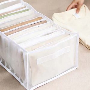 Fedec Kledingkast Kleding Organizer - 36x25x20cm - Wit