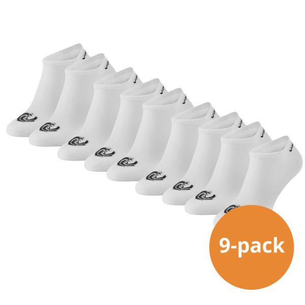 Vinnie-G Sneakersokken 9-pack Wit-43/46