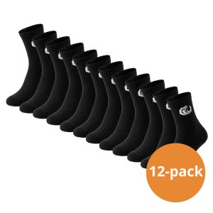 Vinnie-G Sportsokken 12-pack Zwart