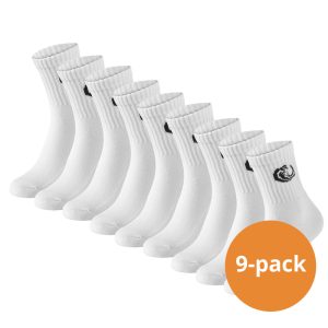 Vinnie-G Sportsokken 9-pack Wit