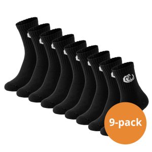 Vinnie-G Sportsokken 9-pack Zwart