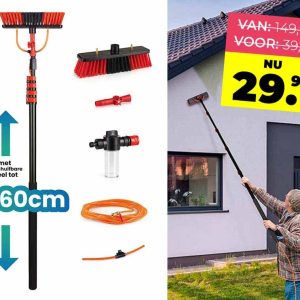 Telescopische Wasborstel