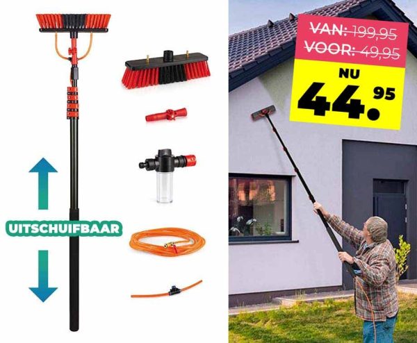 Telescopische Wasborstel XXL