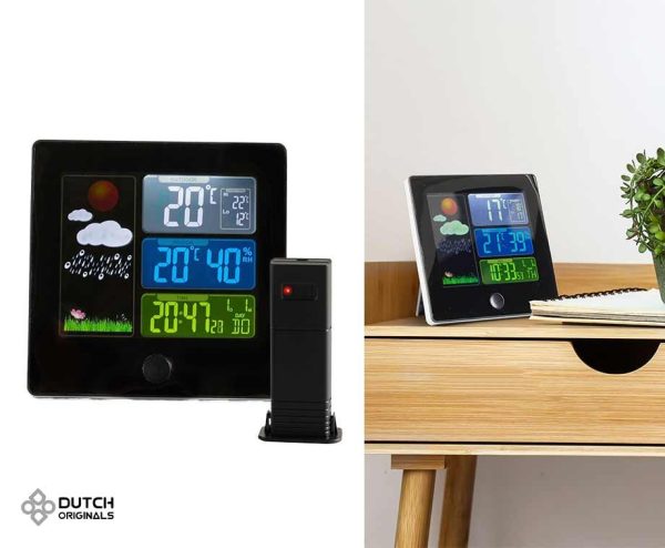 Weerstation Klok En Kalender