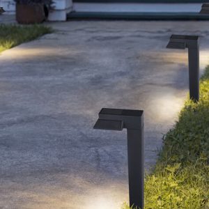 Set van 6 The White Series Moderne Solar Tuinlampen