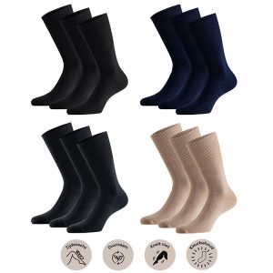 3-Pack Comfort Essentials Antipress Diabetes Sokken