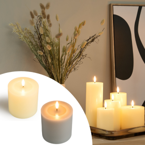 Set van 9 Lifa Living LED Kaarsen