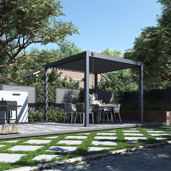 Orion Terrasoverkapping met Lamellen