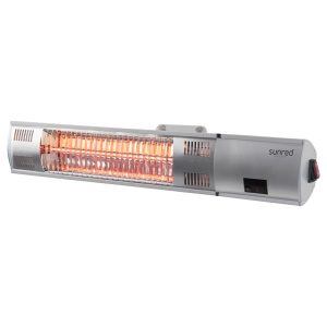 Sunred Terrasverwarmer Ultra Wand Silver 2000 Watt