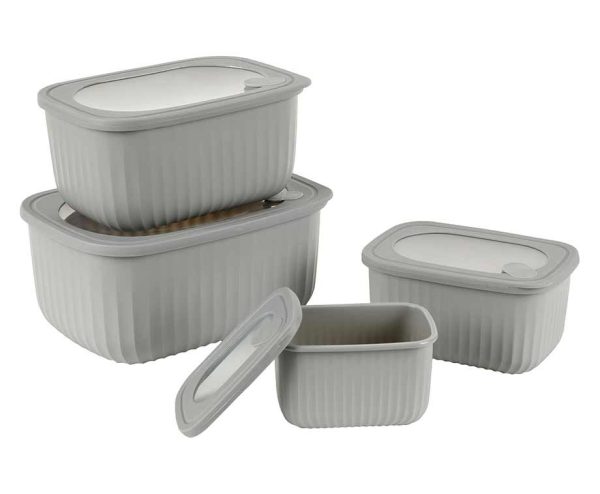 4-Delige Set Luxe Vershouddozen