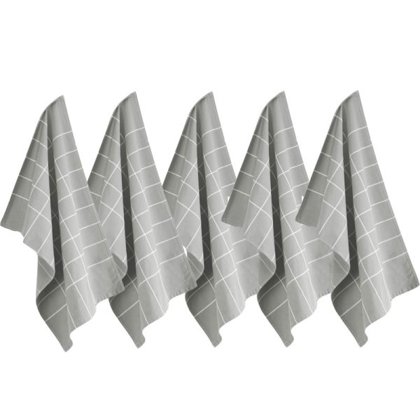 Byrklund Theedoek Do Dishes Grijs - 5 stuks