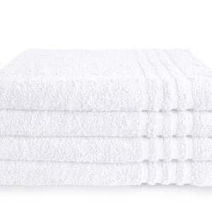 Byrklund Handdoek 70 x 140 cm 500gram Wit - 6 stuks