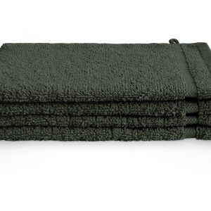 Byrklund Washand 16x21 cm 500gram Donker Groen - 4 stuks