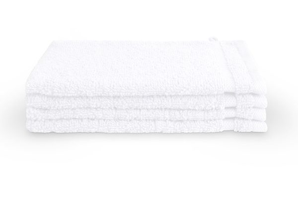 Byrklund Washand 16x21 cm 500gram Wit - 4 stuks