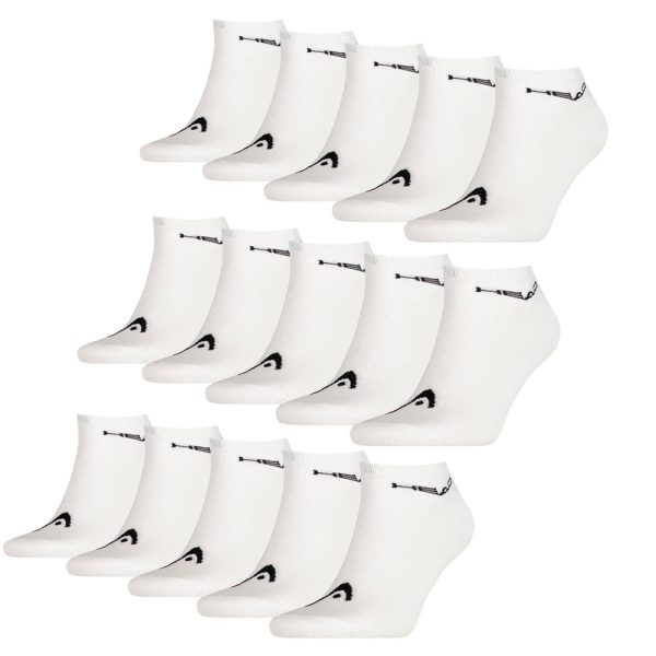 Head Sneaker sokken 15-pack Wit-35/38