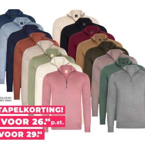 Mario Russo Half Zip Sweater