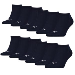 Puma Sneakersokken Plain 12-pack Navy-35/38
