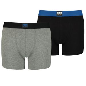 Puma Boys Placed Logo Boxer Blue Combo 2-Pack-122/128