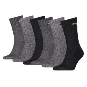 Puma Sportsokken Antraciet/Grey 6-pack-39/42