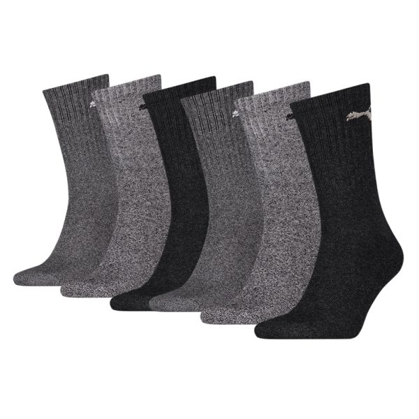 Puma Sportsokken Antraciet/Grey 6-pack-43/46