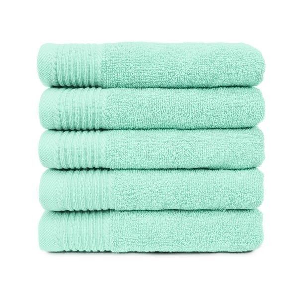 The One Handdoek Deluxe 50x100 550 gr Mint (5 stuks)