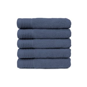 The One Badhanddoek 450 gram 70x140 cm Denim Faded (5 stuks)