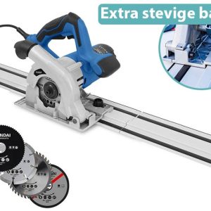 HYUNDAI Invalzaag 1.050 W - incl. geleide rail - softgrip handvatten