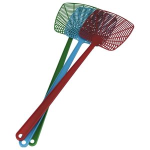 Vliegenmepper 3 Stuks 50 cm - Groen, Rood en Blauw