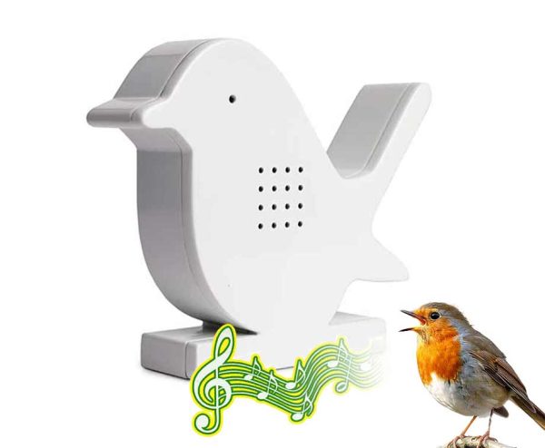 Vogeldoosje Met Sensor Vogel- Vrolijke Vogelgeluiden Wanneer Je Langsloopt!