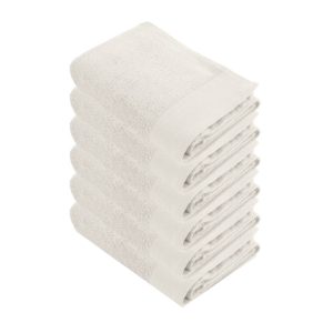 Walra Soft Cotton Baddoek 60x110 cm 550gram Kiezel Grijs - 6 stuks